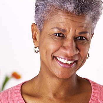 older attractive woman nice smile