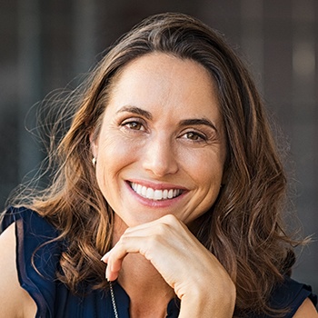 Woman with healthy smile