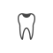 Animated tooth with filling icon